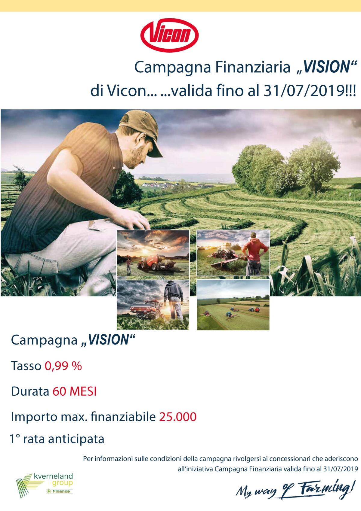 Volantino Vicon Vision Campagna Finanziaria